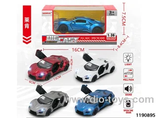 1:36 alloy pull back car