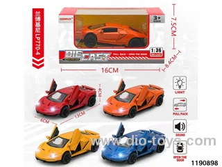 1:36 alloy pull back car