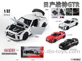 1:32 alloy pull back car