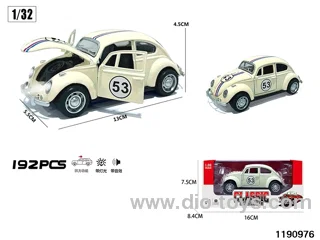 1:32 alloy pull back car