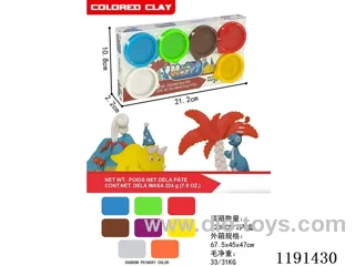 colored clay set