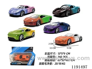 1:60 pull back alloy color changeable car
