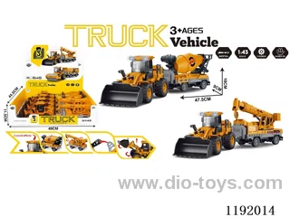 Inertia Engineering Bulldozer Trailer W L/M 4PCS (incl. 3*AG13)