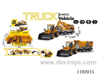 Inertia Engineering Bulldozer Trailer W L/M 4PCS (incl. 3*AG13)