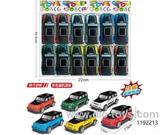 12pcs pull back car/random mix
