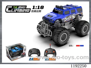 1：18 27MHZ Sasquatch Climbing Car not included battery 2 colors mixed