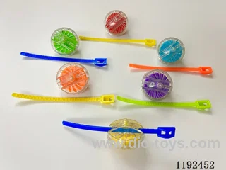 transparent double sided pull back gyro