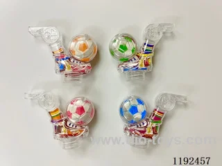 Transparent Football Shoe Whistle