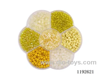 DIY Jewelry Set(Rice Beads + Tube Beads + Thread (7 Gauge))