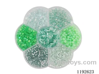 DIY Jewelry Set(Rice Beads + Tube Beads + Thread (7 compartments))