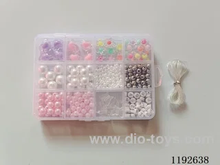 DIY Jewelry Set(Pearls + letter beads + coloured beads + thread (12 compartments))