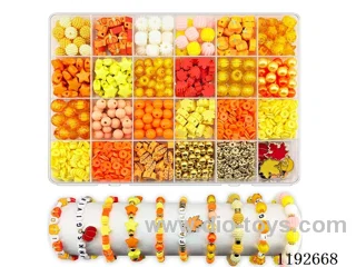 DIY Jewelry Set(Soft Pottery Sheet + Soft Pottery + Spacer Beads + Colourful Beads + Pendant + Wire (24 Grids))