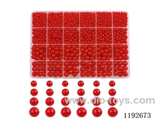 DIY Jewelry Set(4/6/8/10cm pearl + thread (24 compartments))