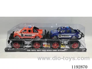 2PCS Police Car-Inertia