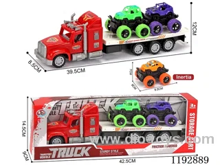 Trailer carrying 2PCS Off-road inertial vehicle