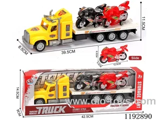 Trailer mounted 2PCS racing motorbike - inertia