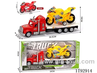 Trailer with 1PCS Inertia motorbike