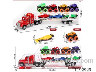 Tractor loaded 4PCS inertia 3PCS skid steer construction vehicle