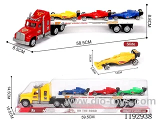 Tractor load 3PCS square trolley - inertia
