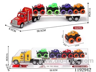 Trailer loading 4PCS Inertia Dirt Bike