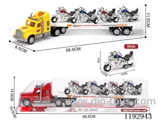 Trailer loading 4PCS Racing Motorcycle-Inertia