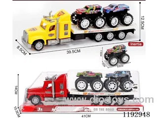 Tractor with 2PCS inertia tin bike