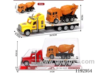 Trailer with 1PCS Inertia Construction Vehicle
