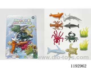 Solid Sea Animals Set