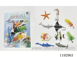 Solid Sea Animals Set