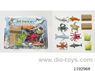 Solid Sea Animals Set