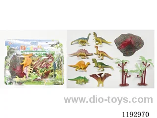 Solid Dinosaur Set