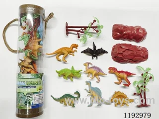 Solid Dinosaur Set