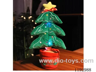 B/O Recording of a Christmas tree with lights and music