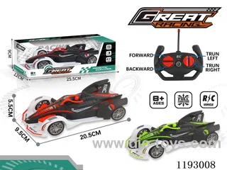 1:24 27MHZ rc stunt car with spray not included battery 2 colors