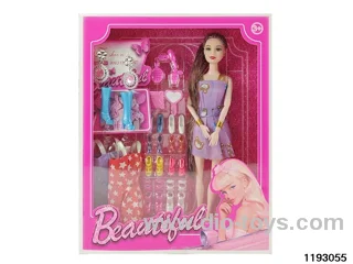 11 inch 9 jointed doll set