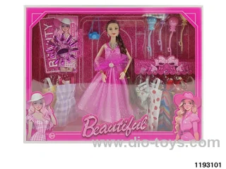 11 inch 9 jointed doll set