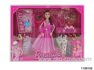 11 inch 9 jointed doll set