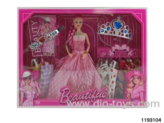 11 inch 9 jointed doll set
