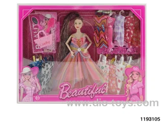 11 inch 9 jointed doll set