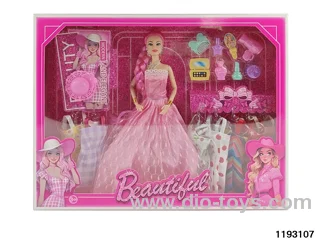 11 inch 9 jointed doll set