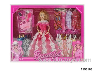 11 inch 9 jointed doll set