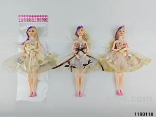 11 inch 9 jointed doll set