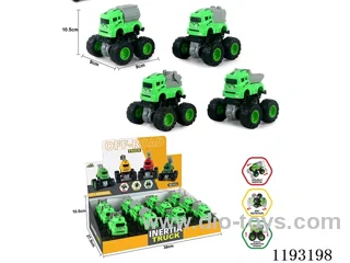 Dual Inertia Swing Stunt Tumbling Big Wheel Sanitation Vehicle