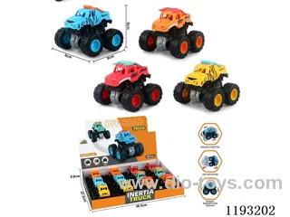 Double inertia swing stunt tumbling big foot horn monster car / tiger monster car