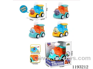 Easter Inertia Rocking Stowaway Train (Candy can be filled)
