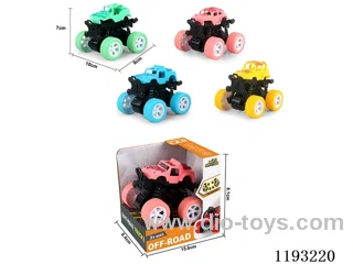 Dual Inertia Swing Stunt Big Wheel Buggy (Macaron Colour)