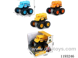 Double Inertia Swing Stunt Tumbling Bigfoot School Bus