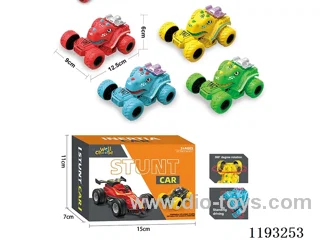 Dinosaur Inertia Stunt Spinning Car
