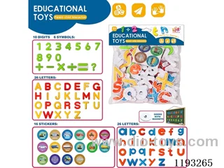 Car Magnetic Alphabet Stickers