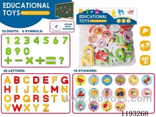 Fruit Magnetic Alphabet Stickers